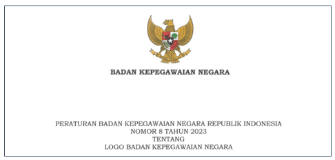 Peraturan BKN Nomor 8 Tahun 2023 tentang Logo BKN