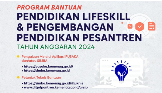 Pendaftaran Peserta Program Bantuan Inkubasi Bisnis Pesantren 2024